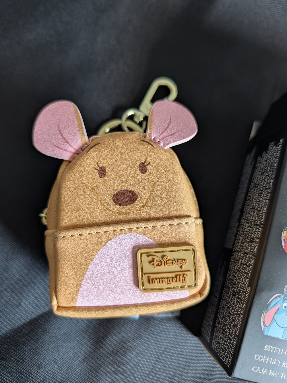 Loungefly Kids Beige & Pink Winnie-the-Pooh Mini Backpack Keychain